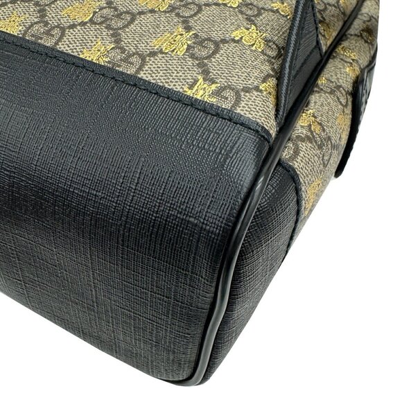 GUCCI Beige Coated Canvas Backpack - Picture 9 of 10